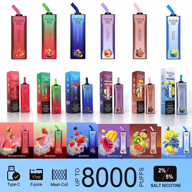 BREZE STIIK YoCup 8000 puff puff BREZE STIIK YoCup 8000 puff puff