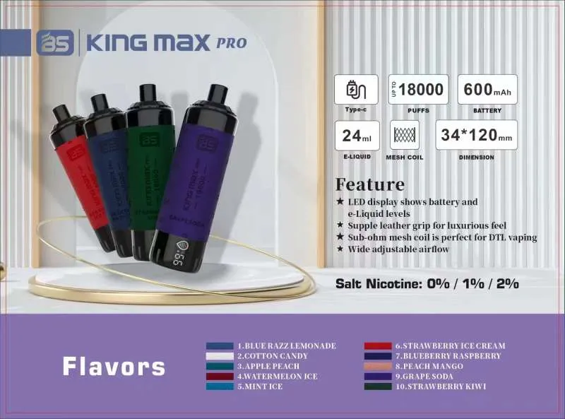 BS KING MAX PRO 18000 FEATURE BS KING MAX PRO 18000 FEATURE