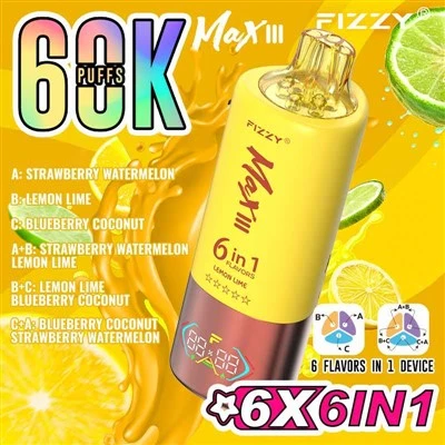 Fizzy Max III 60000 طعم سه گانه