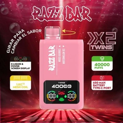 RAZZBAR 40K Dual Flavor