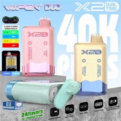 Veapen Duo 40000 PUFFS طعم دوگانه