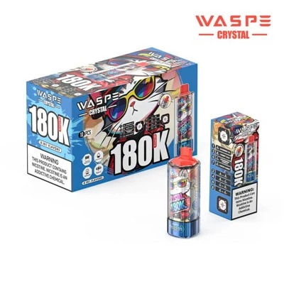 Waspe Crystal 8 در 1 180000 Puffs