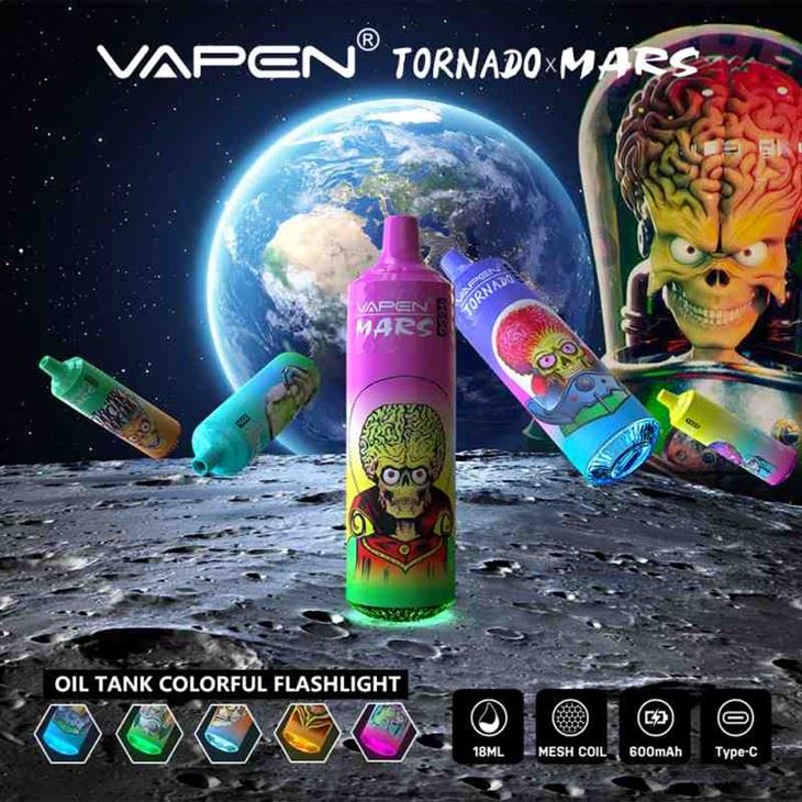 ویپ یکبار مصرف VAPEN TORNADO MARS 9000