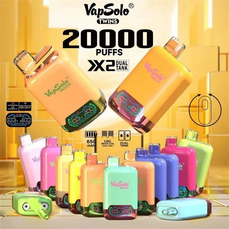VapSolo   دوقلو   20000   پاف   دوبل   طعم   ویپ