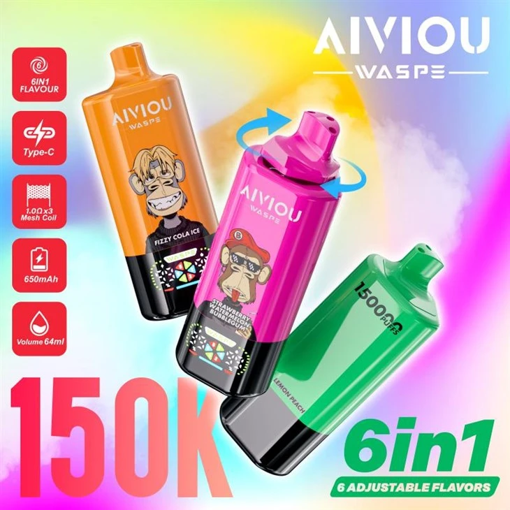 WASPE Aiviou 6 در 1 150K Puffs